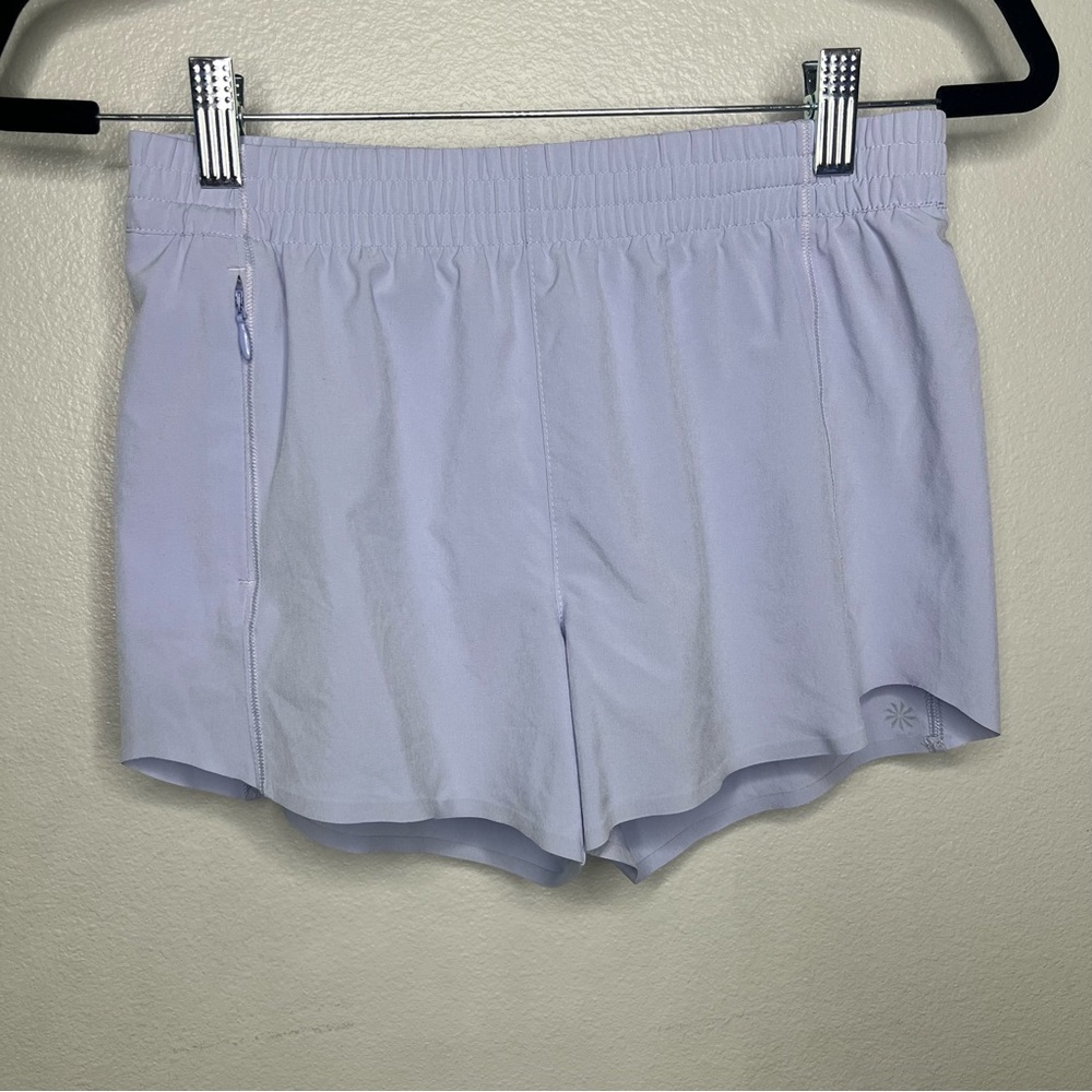 Athleta Girl Heart The Hustle 2.5 Inseam Purple Athletic Short - XL (14 yrs)